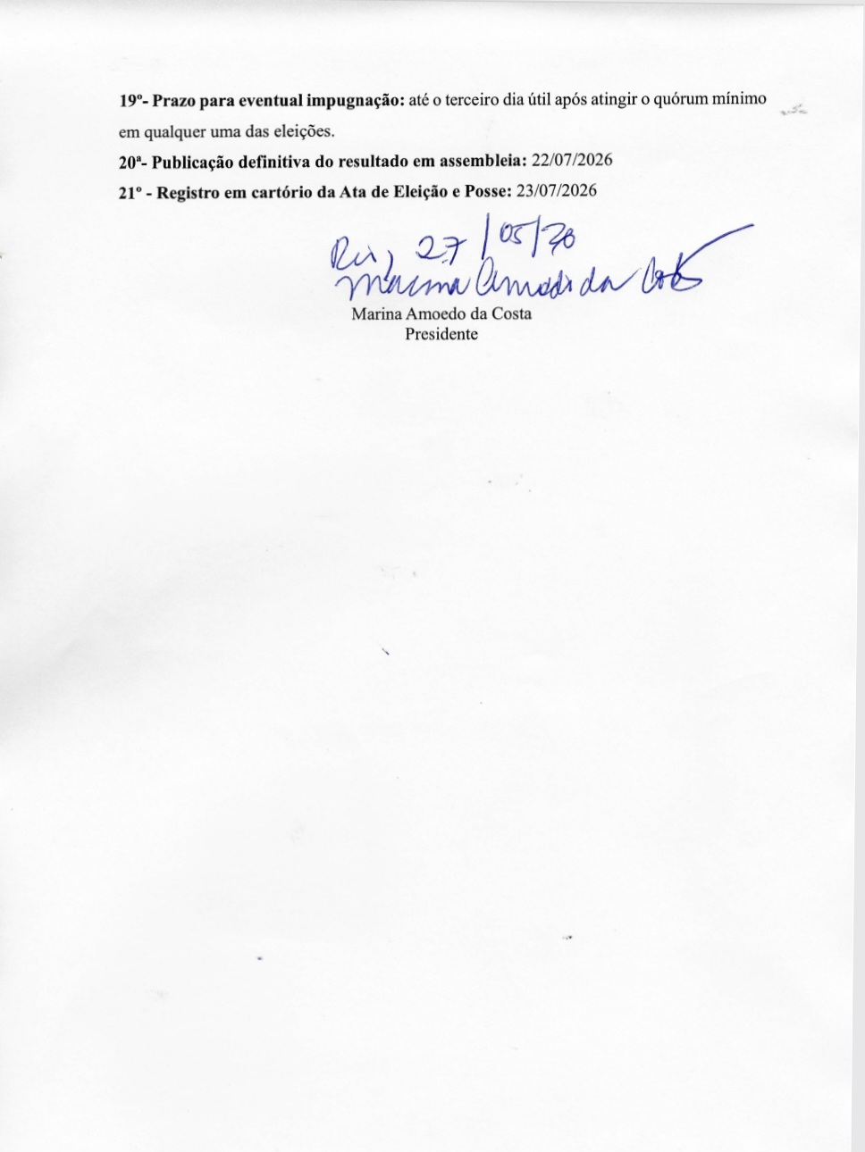 Cronograma Eleições Sindagexp 03